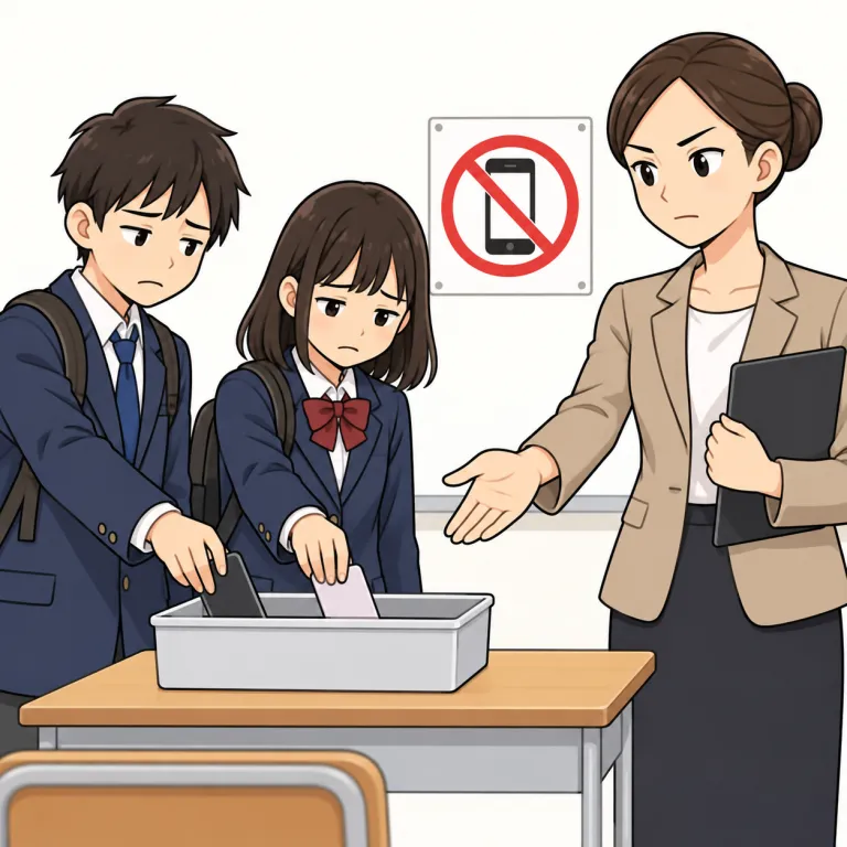 enforce（強制する・verb）の覚え方イラスト