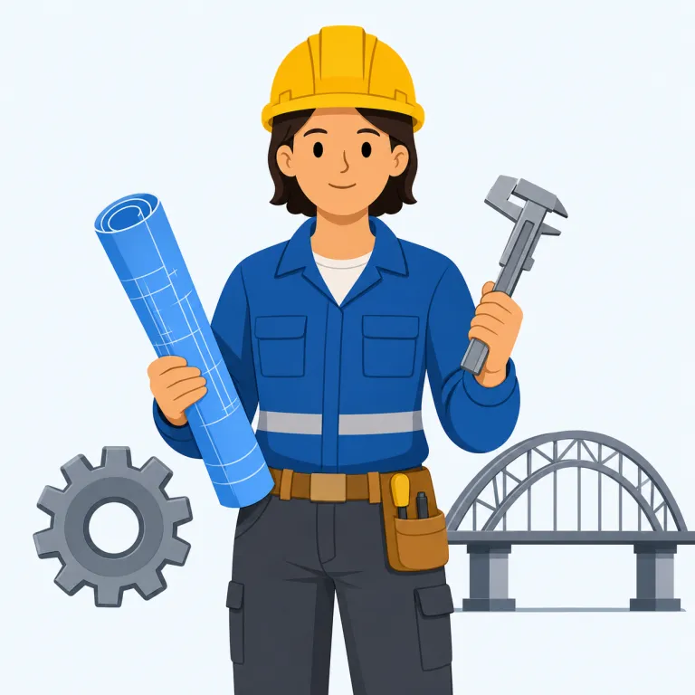 engineer（技師・名詞）の覚え方イラスト — engineer は engine「エンジン」を扱う人、という出発点で覚えると自然です
