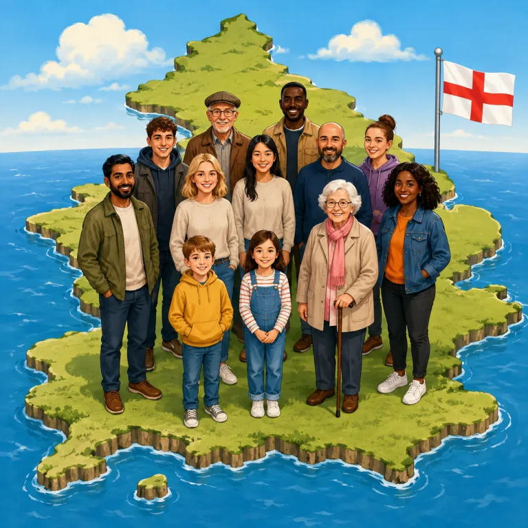English（イングランド人・名詞）の覚え方イラスト