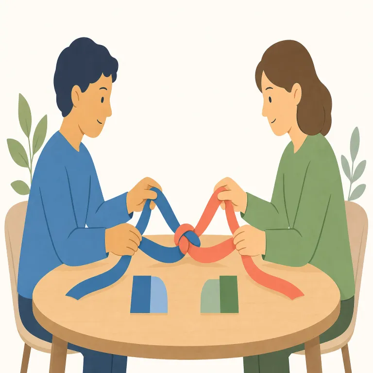 entente（協商・名詞）の覚え方イラスト — entente は treaty（条約）や alliance（同盟）より“ゆるい協調”として覚えると残りやすい語
