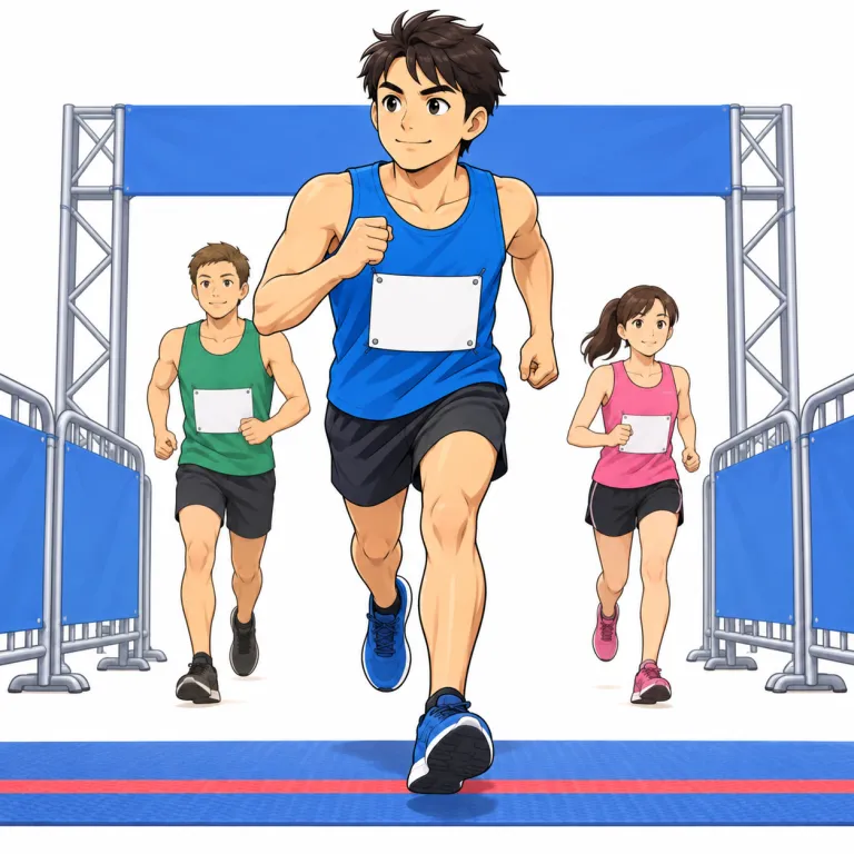 enter（参加する・verb）の覚え方イラスト