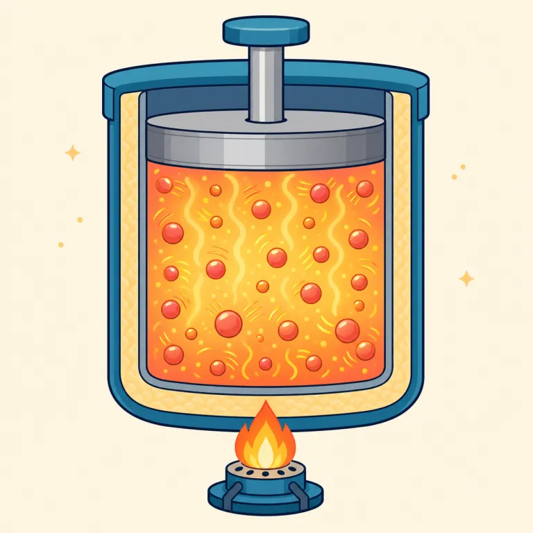 enthalpy（エンタルピー・名詞）の覚え方イラスト — 熱力学で enthalpy を見たら、energy だけでなく pressure と volume も込みで考える量だ、とひとまとまりで覚えると残りやすい