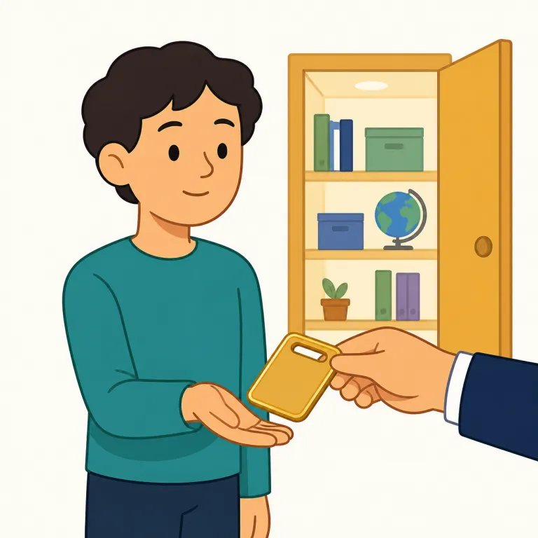 entitle to（権利を与える・句動詞）の覚え方イラスト — title を「肩書き」だけでなく「権原・資格」まで広げて見ると覚えやすい