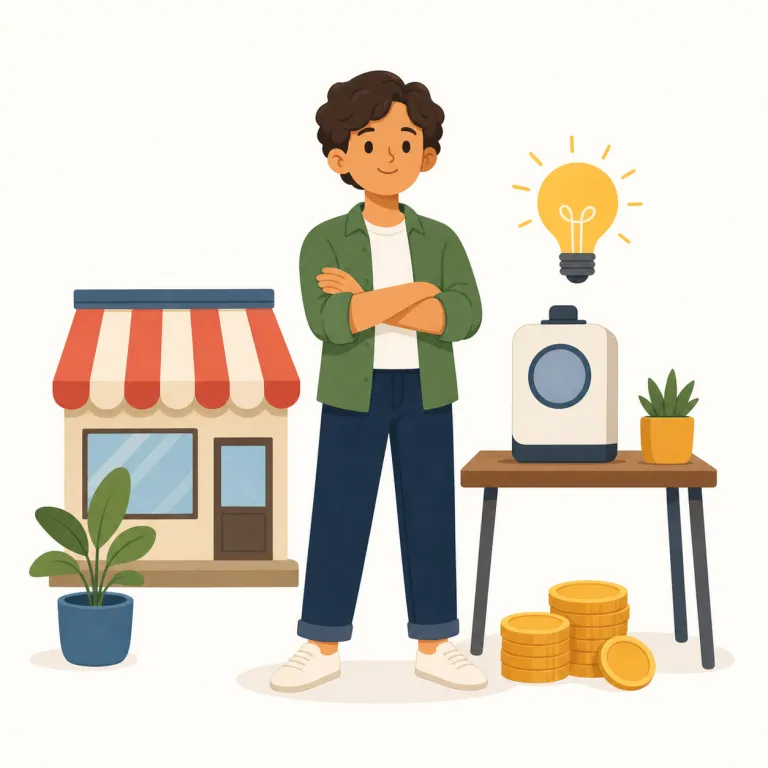 entrepreneur（起業家・名詞）の覚え方イラスト — enterprise（事業・企業）や entrepreneurial（起業家精神の）とセットで覚えると定着しやすい語