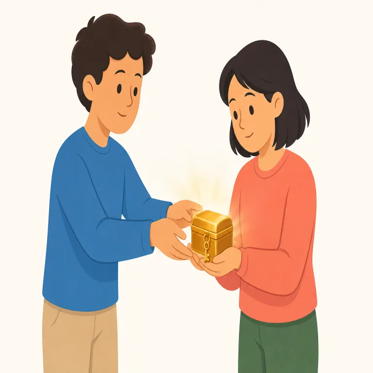 entrust a with b（委ねる・句動詞）の覚え方イラスト — 核は trust です