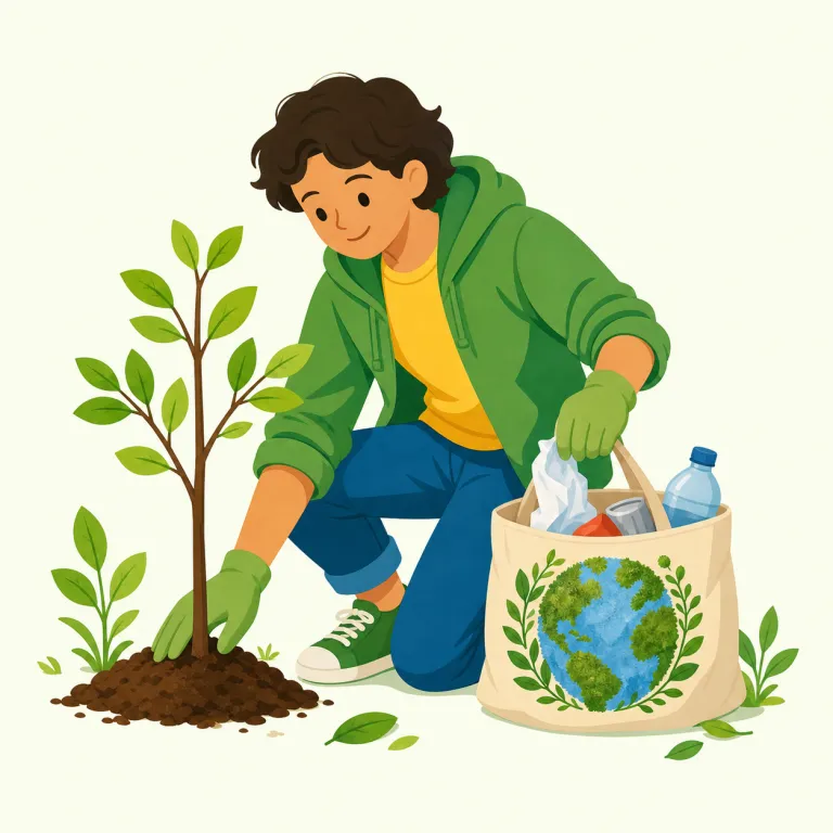 environmentalist（環境活動家・名詞）の覚え方イラスト — environment を知っていれば中心は「環境」