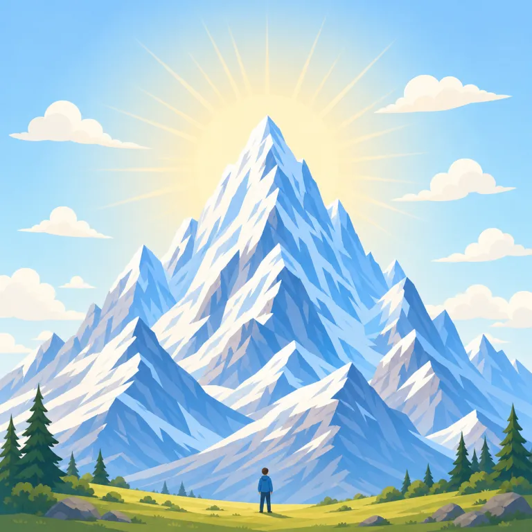 epic（壮大な・形容詞）の覚え方イラスト — 形容詞の epic は「叙事詩に出てきそう」と感じる場面につける語です