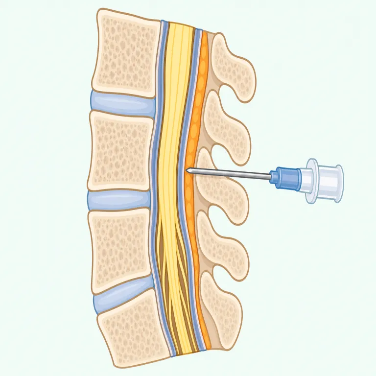 epidural（硬膜外・adjective）の覚え方イラスト