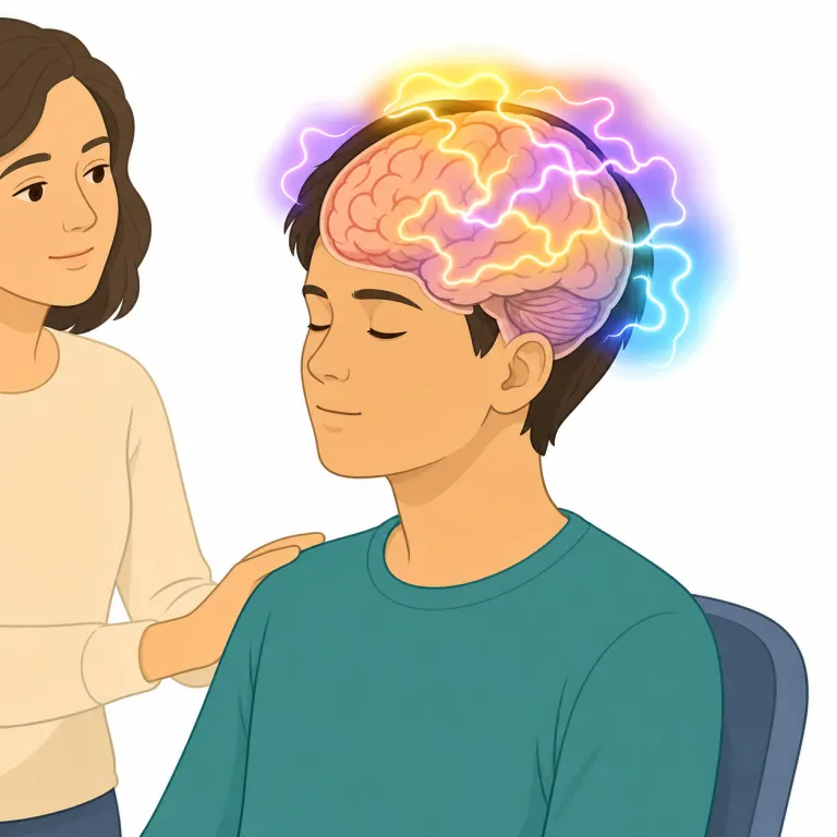 epilepsy（てんかん・名詞）の覚え方イラスト — 単体で丸暗記するより、関連語セットで固定すると残りやすい語です