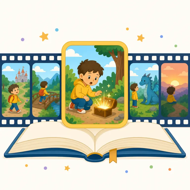 episode（エピソード・名詞）の覚え方イラスト — この項目の episode は、番組の「1話」ではなく、人生・歴史・病気・争いなどの流れの中で一区切りになる「印象的な出来事」を指します