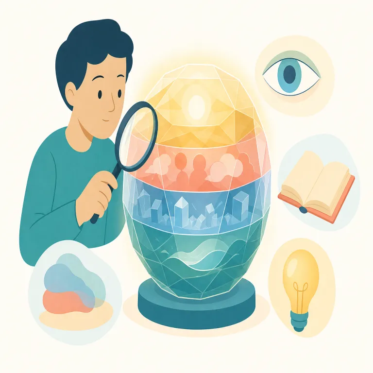 epistemological（認識論的・形容詞）の覚え方イラスト — epistemological は、まず名詞 epistemology（認識論）を先に頭に置くと覚えやすい