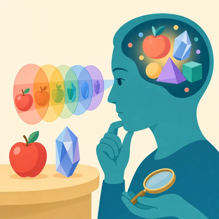epistemology（認識論・名詞）の覚え方イラスト — まず `-logy` を見たら biology, psychology と同じく「学問・論」と捉える