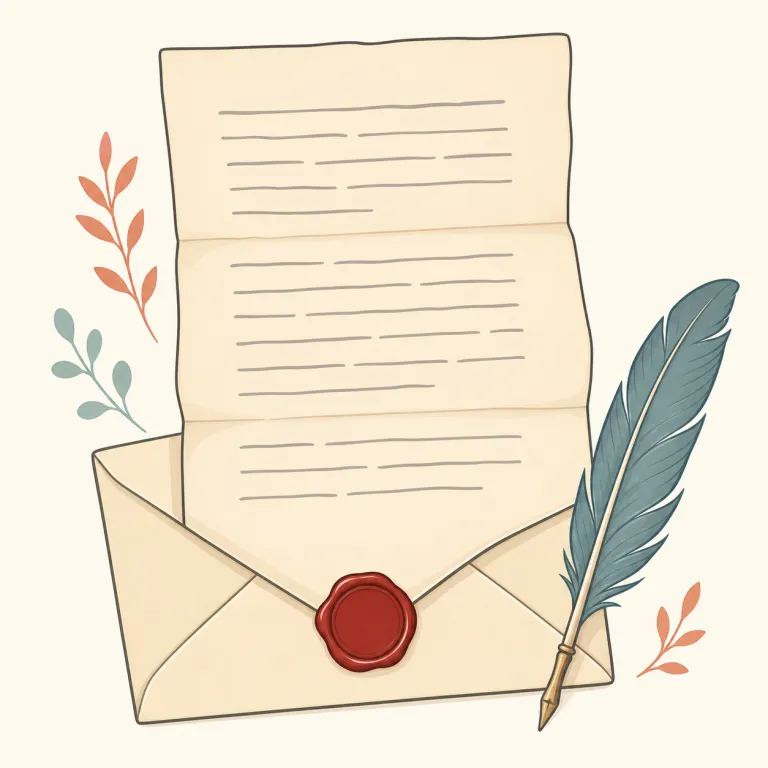 epistle（書簡・名詞）の覚え方イラスト — letter よりずっと硬い語で、「気軽な手紙」ではなく、内容が重く形式ばった書簡を指すと押さえると覚えやすいです