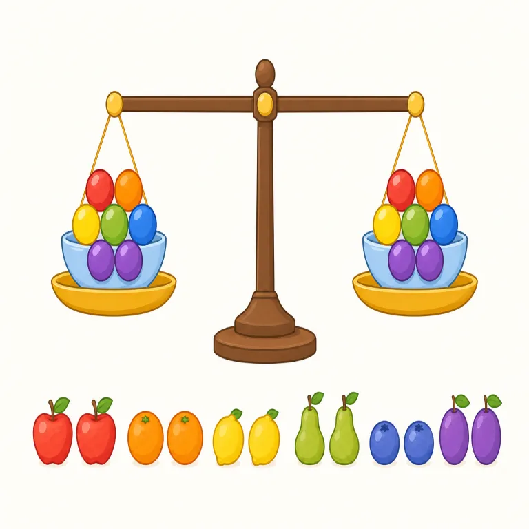 equallyの覚え方イラスト