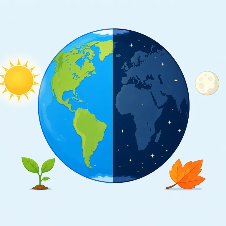 equinox（春分・秋分・名詞）の覚え方イラスト — equi- を見たら equal（等しい）系、-nox は nocturnal（夜の）を連想すると形がつかめます