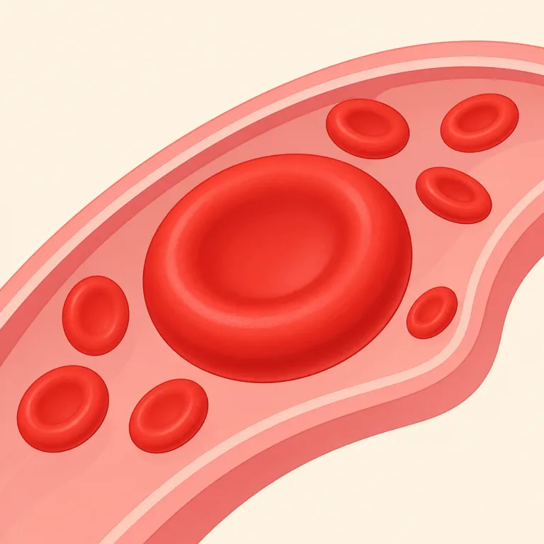 erythrocyte（赤血球・名詞）の覚え方イラスト — 医療英語では -cyte が「細胞」の仲間だと押さえると覚えやすく、leukocyte（白血球）などと並べて見ると erythrocyte も「血液中の細胞名」だと見抜きやすく…