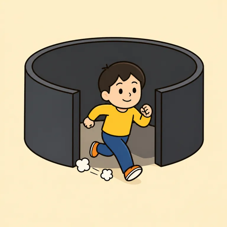 escape（脱出、逃避・noun）の覚え方イラスト