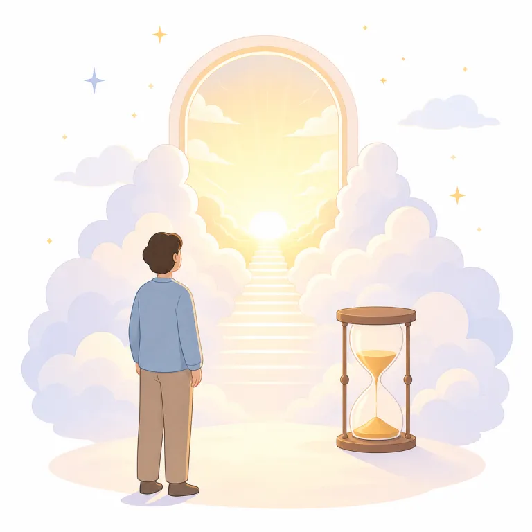 eschatological（終末論的な・形容詞）の覚え方イラスト — eschatological は eschatology「終末論」+ -ical「〜に関する」と見ると覚えやすい形容詞です