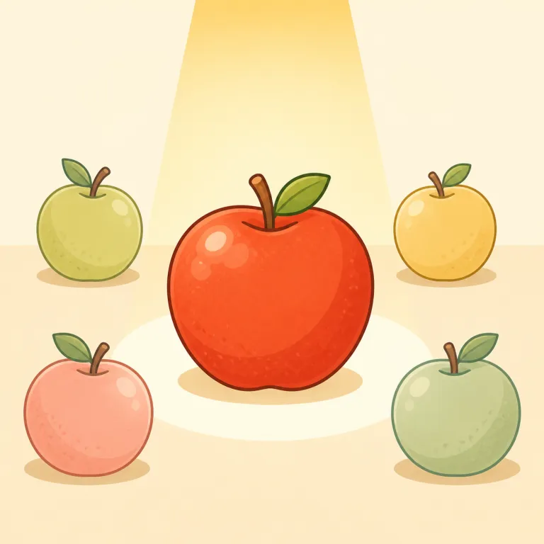 especially（特に・副詞）の覚え方イラスト — especially は special が見えれば覚えやすい語で、「たくさんある中から、ある一点を特別に前へ出して強調する」と考えると定着しやすいです