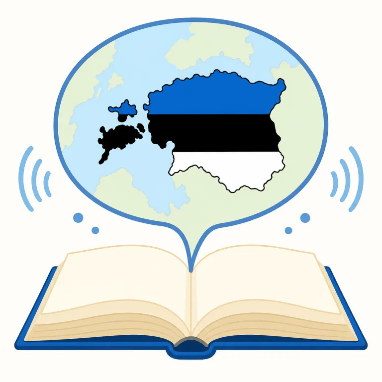 estonian（エストニア語・noun）の覚え方イラスト