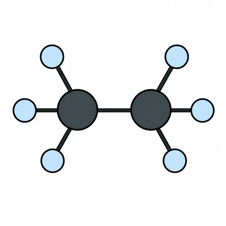 ethane（エタン・noun）の覚え方イラスト