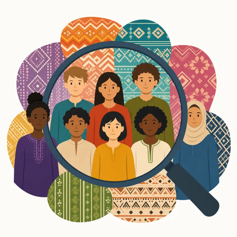 ethnically（民族的に・副詞）の覚え方イラスト — ethnic（民族の）が分かれば、まず core はそのままで、-ally / -ly が付いて「〜の観点で」「〜の面で」という副詞になると押さえると覚えやすい
