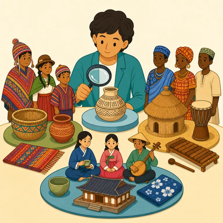 ethnology（民族学・名詞）の覚え方イラスト — ethnic（民族の）を知っていれば、ethnology は「民族を対象にする学問」とつなげやすい