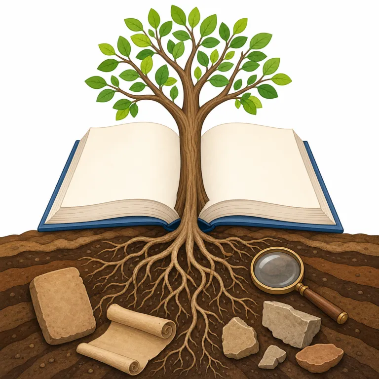 etymologically（語源的に・副詞）の覚え方イラスト — まず etymology（語源学）を知っていれば、その副詞形だと見抜けます