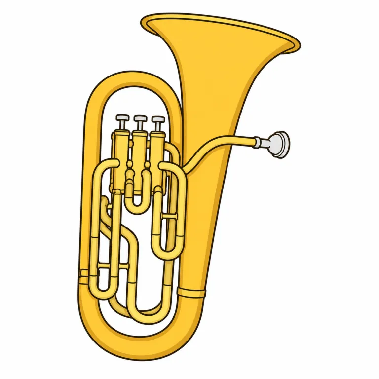 euphonium（ユーフォニアム・noun）の覚え方イラスト