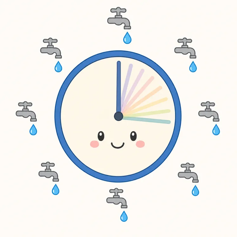 every minutes（毎分・副詞）の覚え方イラスト — 「every ＋ 単数名詞」で「〜ごとに」を表す便利なパターン