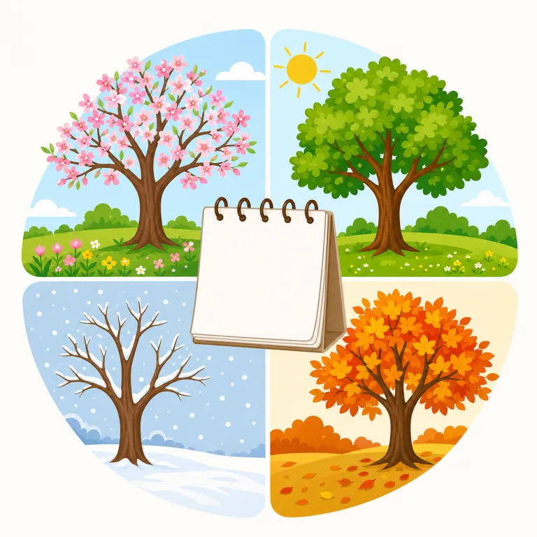 every year（毎年・副詞）の覚え方イラスト — every year は every day、every week と同じ形で、「一年の周期が来るたびに」を表す副詞句として丸ごと覚えます