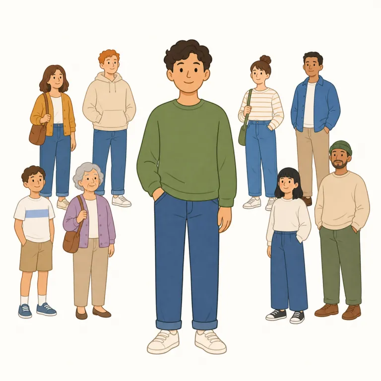 everyman（普通の人、一般人・noun）の覚え方イラスト