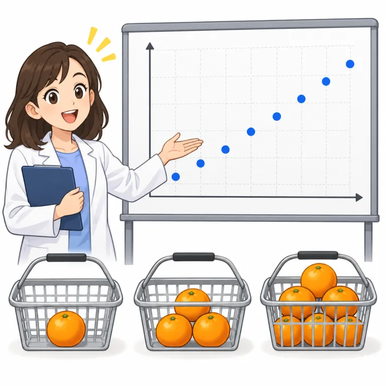evidence（明らかに示す・verb）の覚え方イラスト