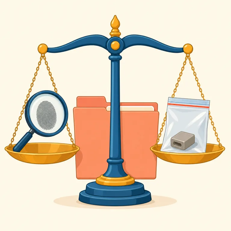 evidentiary（証拠の、証拠に関する・形容詞）の覚え方イラスト — まず evidence「証拠」を確実に軸に置く
