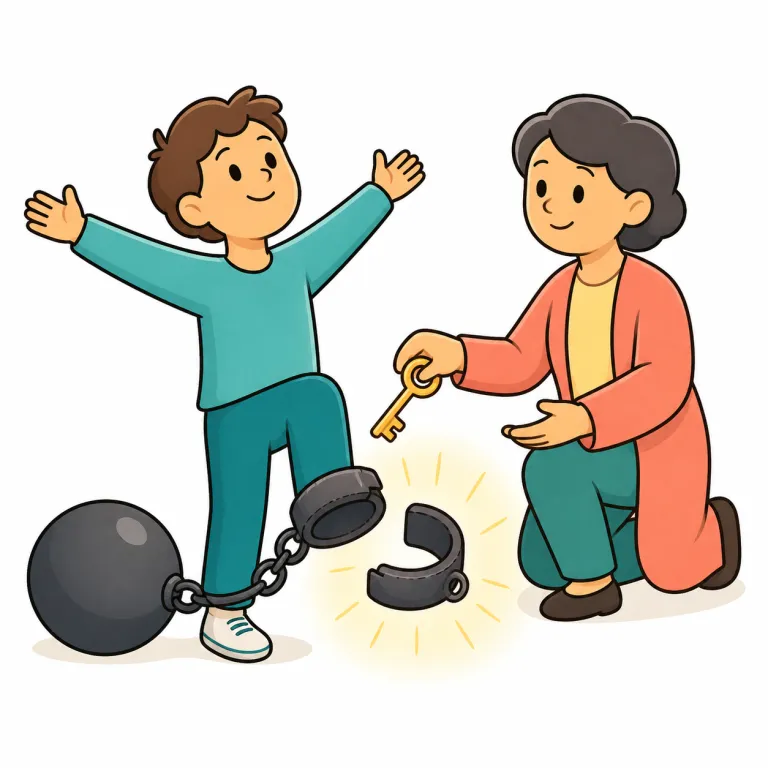 excuse（許す、免除する・verb）の覚え方イラスト