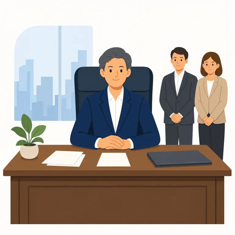 executiveの覚え方イラスト