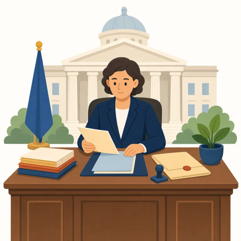 executive（行政の・adjective）の覚え方イラスト