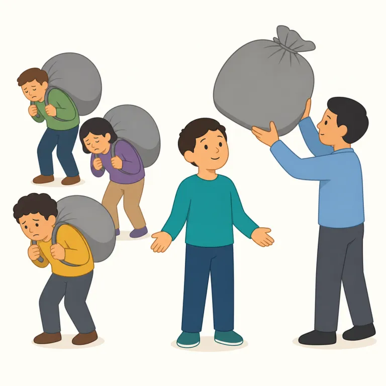 exemption（免除・名詞）の覚え方イラスト — exemption は exempt「義務や規則から外す」に -ion が付いた名詞です