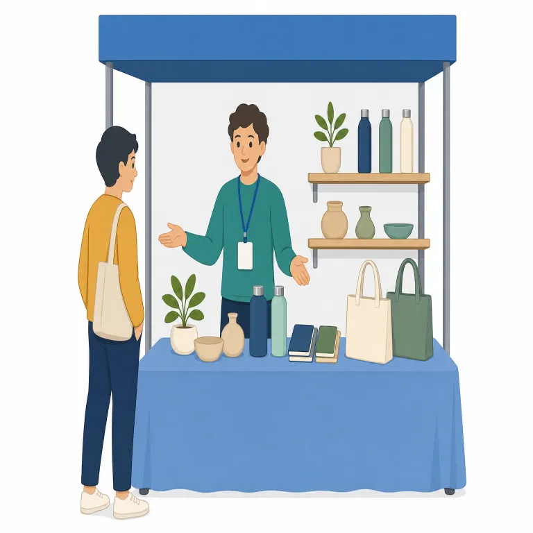 exhibitor（出展者・名詞）の覚え方イラスト — まず exhibit「展示する・展示品」を確実に押さえると覚えやすいです