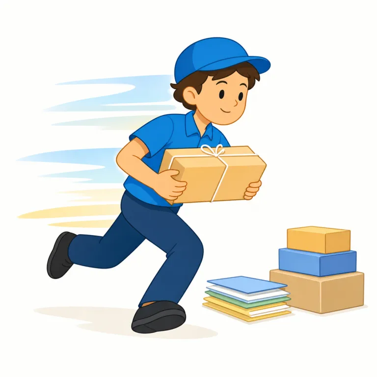 expeditious（迅速な・形容詞）の覚え方イラスト — expedite（促進する・早める）を知っていると覚えやすい語