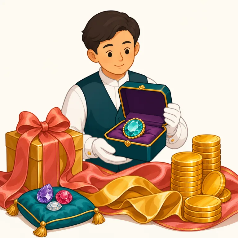 expensively（高価に・副詞）の覚え方イラスト — この「高価に」は、単に費用をかけて行うという基本義とは別に、見た目や装いが高級で値が張りそうに見える様子を表す用法として覚えるとよいです