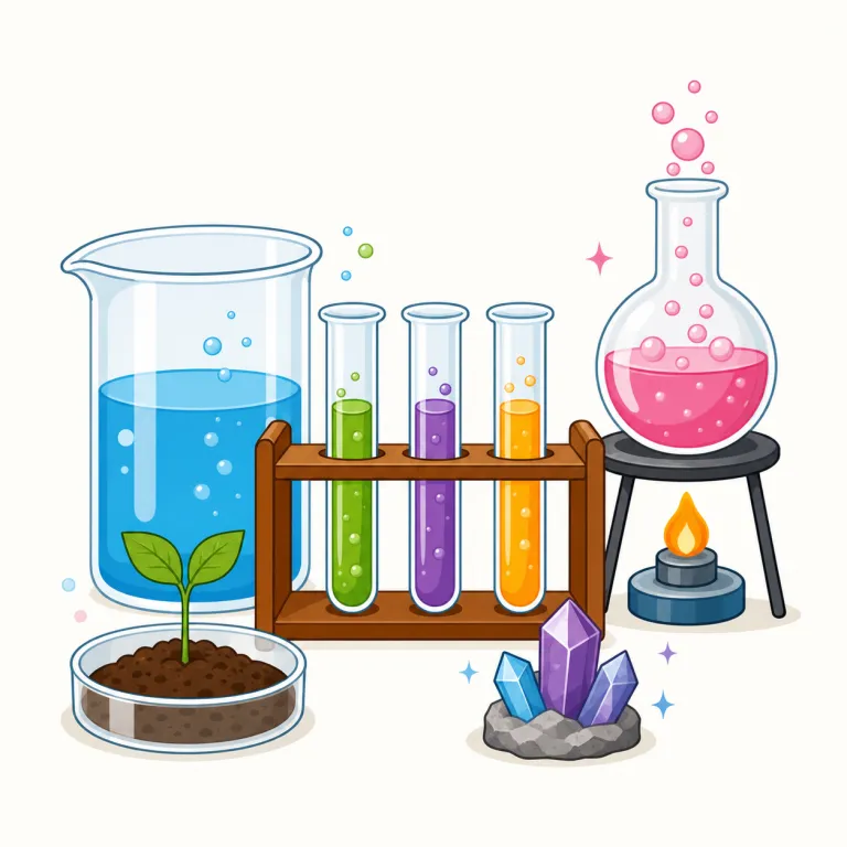 experiment（実験・名詞）の覚え方イラスト — experiment はまず名詞の「実験」を知っていれば、動詞でも「実験する→実際に試す」とそのまま取れる