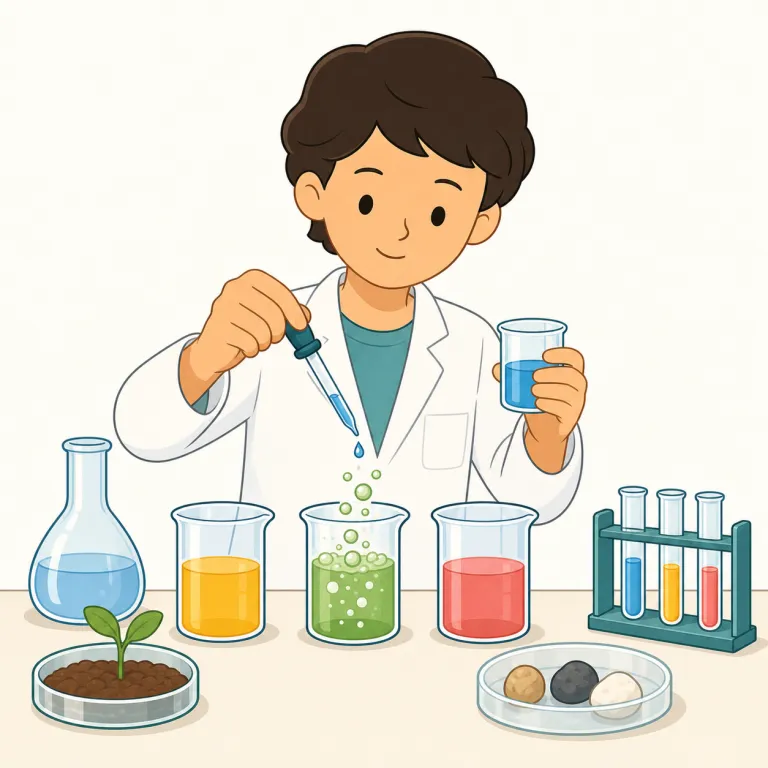 experimentally（実験的に・副詞）の覚え方イラスト