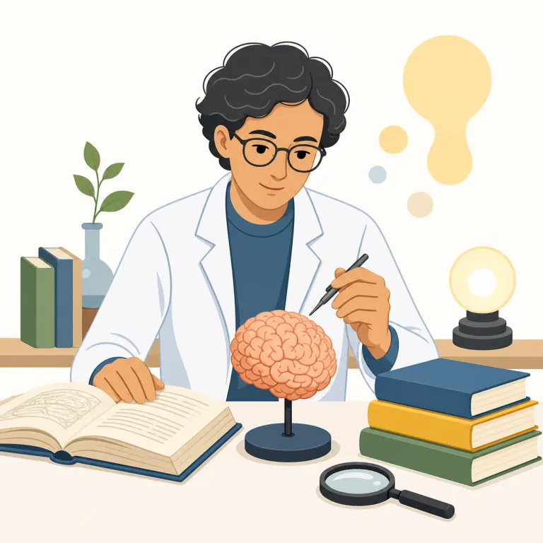 expertise（専門知識・名詞）の覚え方イラスト — expertise は expert「専門家」から作ると覚えやすい名詞で、専門家がある分野について持つ深い専門知識を指します