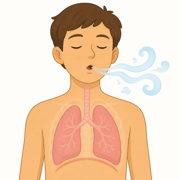 expiratory（呼気の・形容詞）の覚え方イラスト — expiratory は inspiratory とセットで覚えるのが最短です