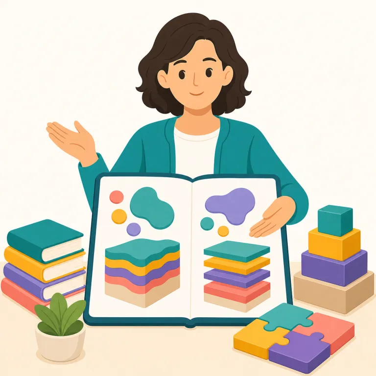 explainer（解説する人や記事・動画・名詞）の覚え方イラスト — explainer は explain が分かれば取りやすく、「説明」ではなく「難しい話をわかる形にしてくれる人・記事・動画」という名詞だと押さえると残りやすい