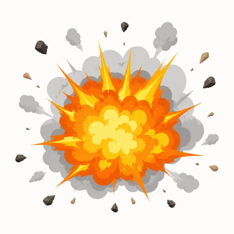 explosionの覚え方イラスト