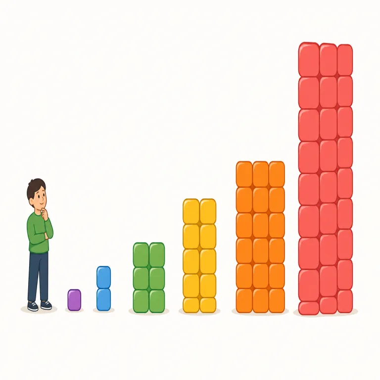 exponential（指数関数的・形容詞）の覚え方イラスト — まず鉄板の組み合わせ `exponential growth` で覚えると定着しやすいです