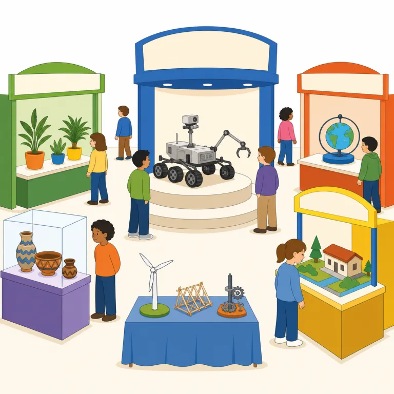 exposition（博覧会・noun）の覚え方イラスト