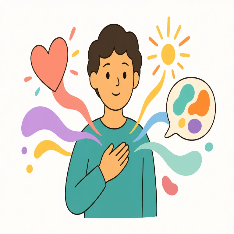 express（表現する・動詞）の覚え方イラスト — express は「内側のものを外へ出して見える形にする」と覚えると、この意味がつかみやすくなります